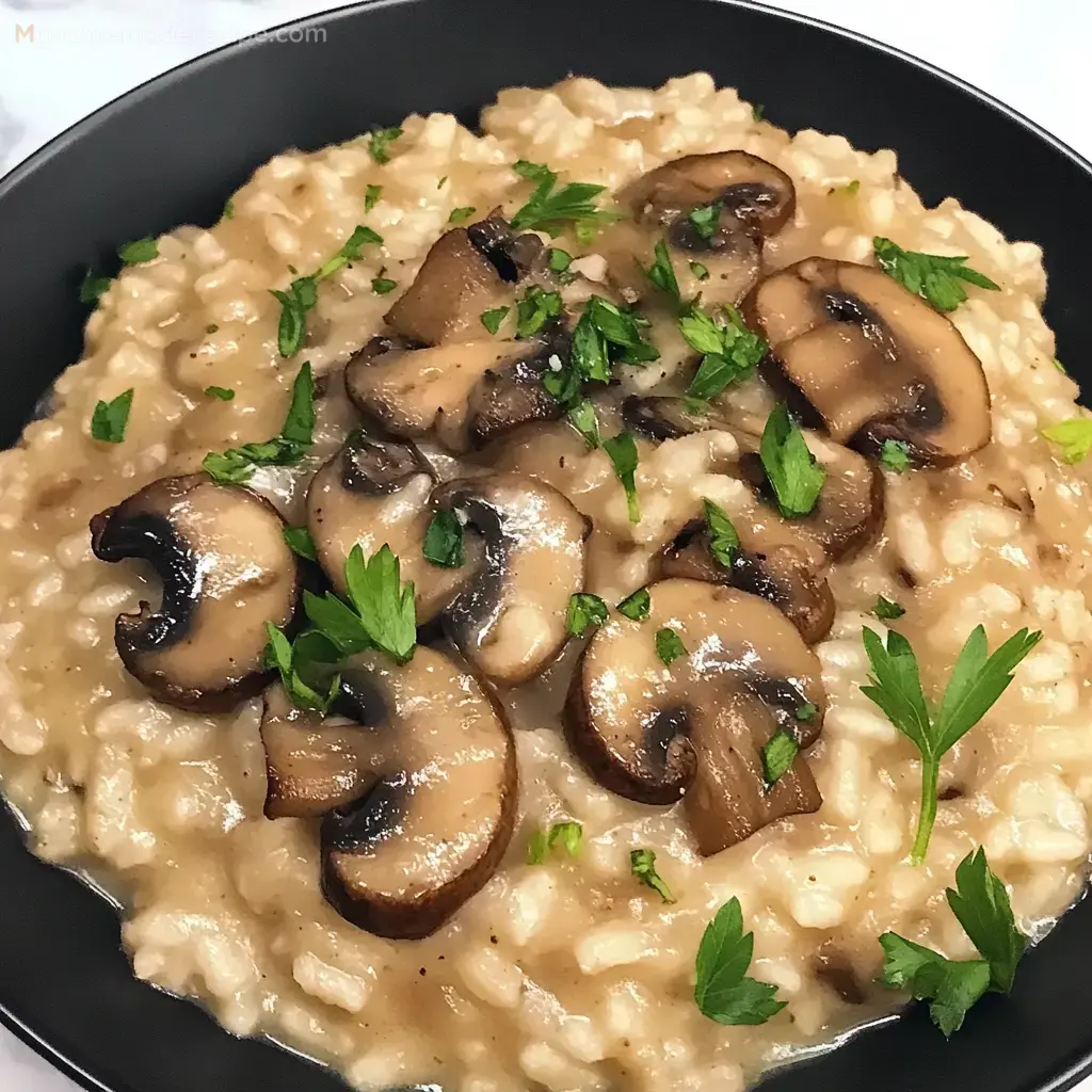 Gluten-free Risotto with Mushrooms