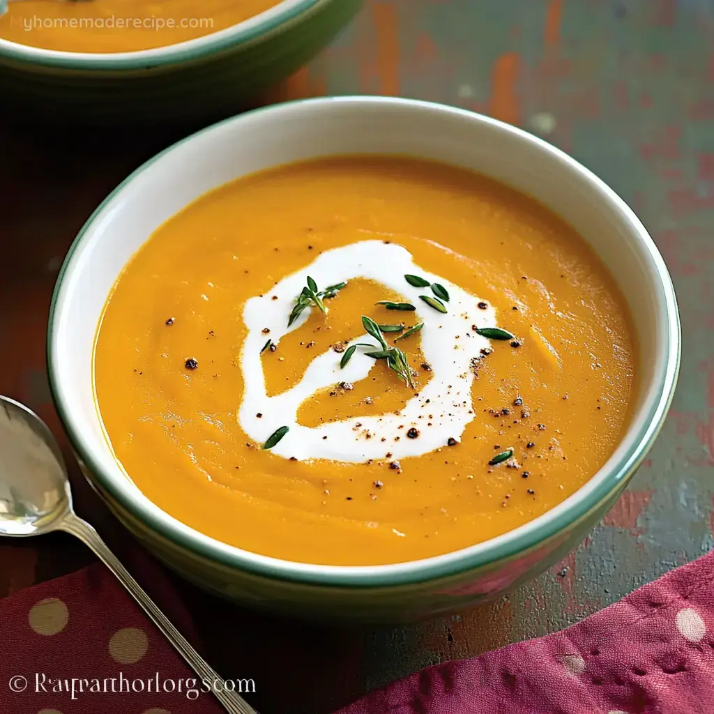 Roasted Sweet Potato Soup