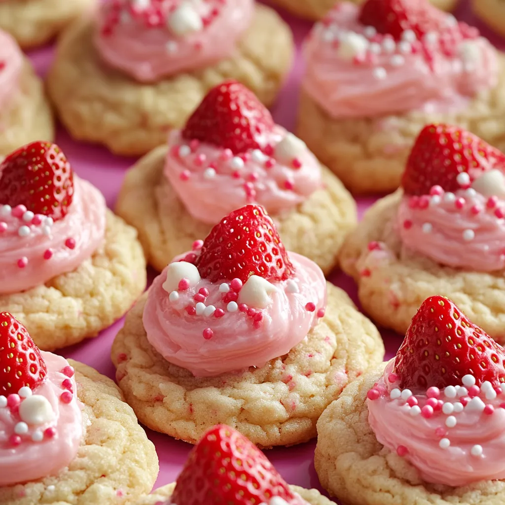 Strawberry Kiss Cookies Recipe