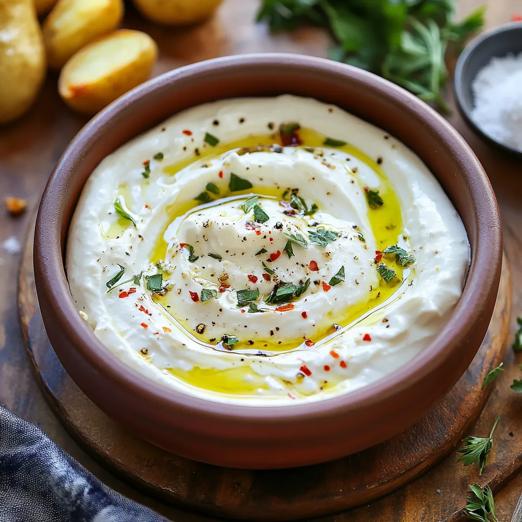 Roasted Garlic and Herb Whipped Feta