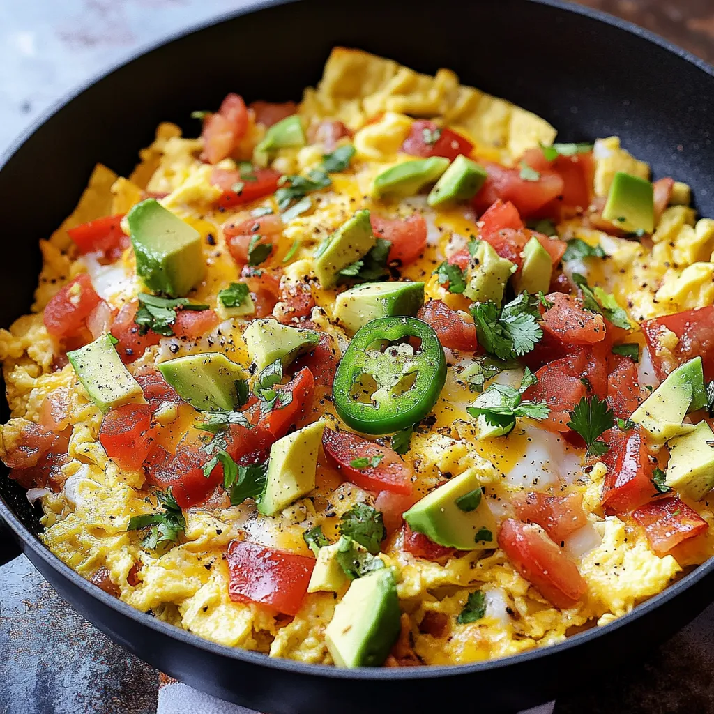 Migas Recipe (Scrambled Eggs with Crispy Tortillas)