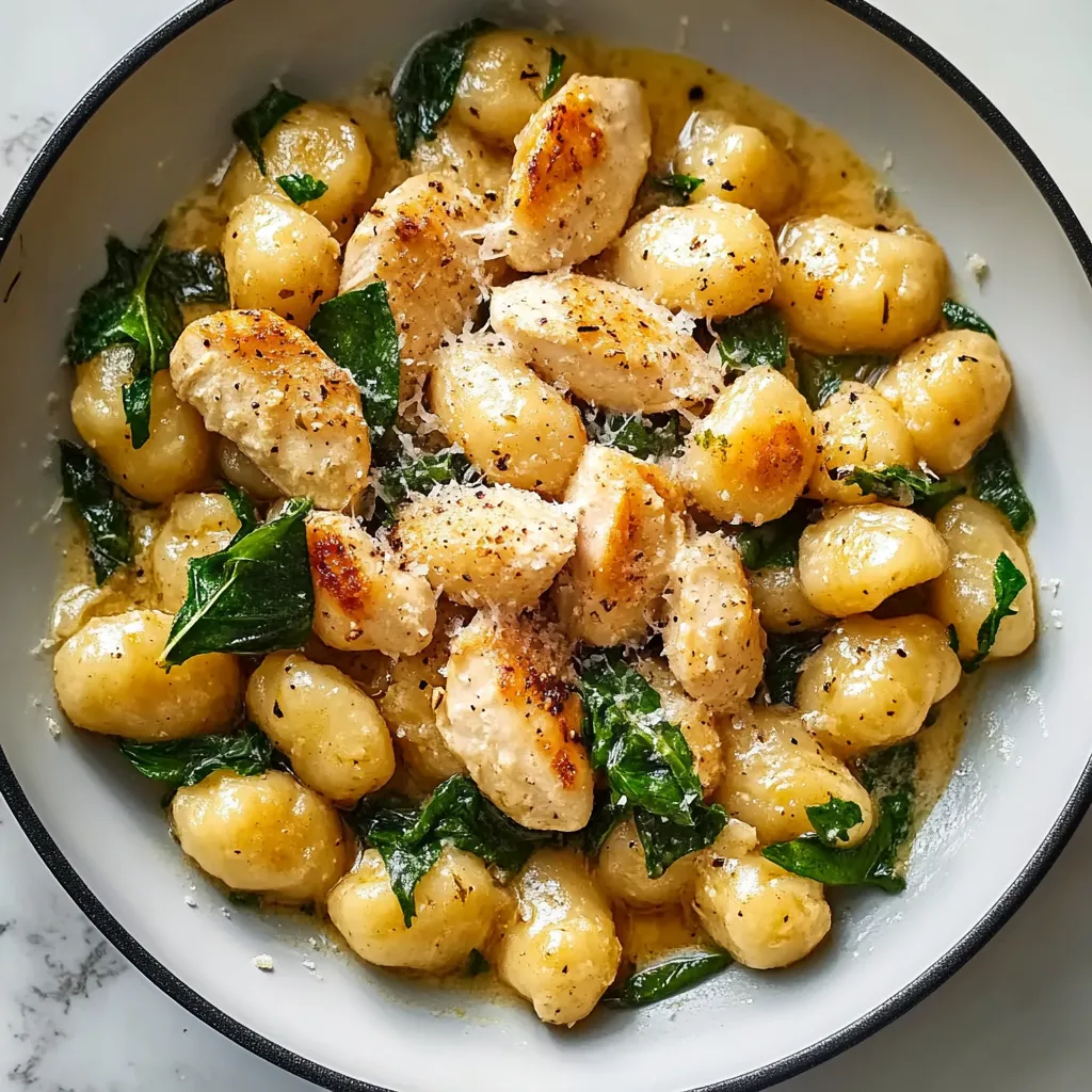 Garlic Chicken Gnocchi Skillet