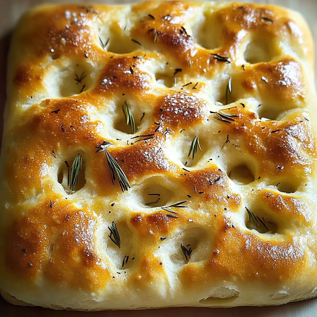 Easy Homemade Focaccia Bread Recipe