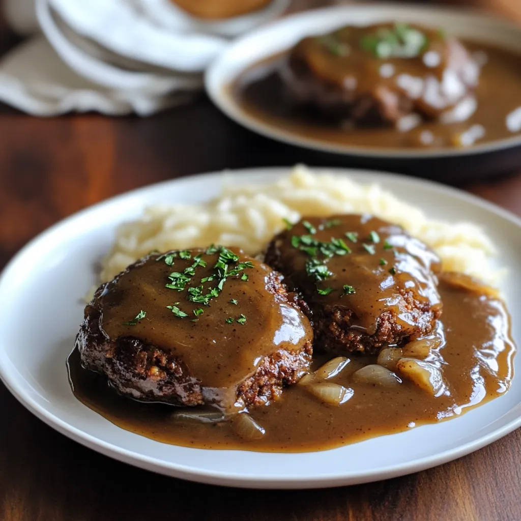 Salisbury Steak with Brown Gravy