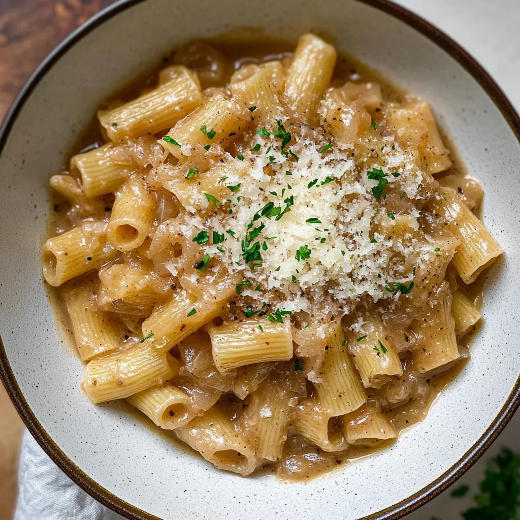 One Pot French Onion Pasta