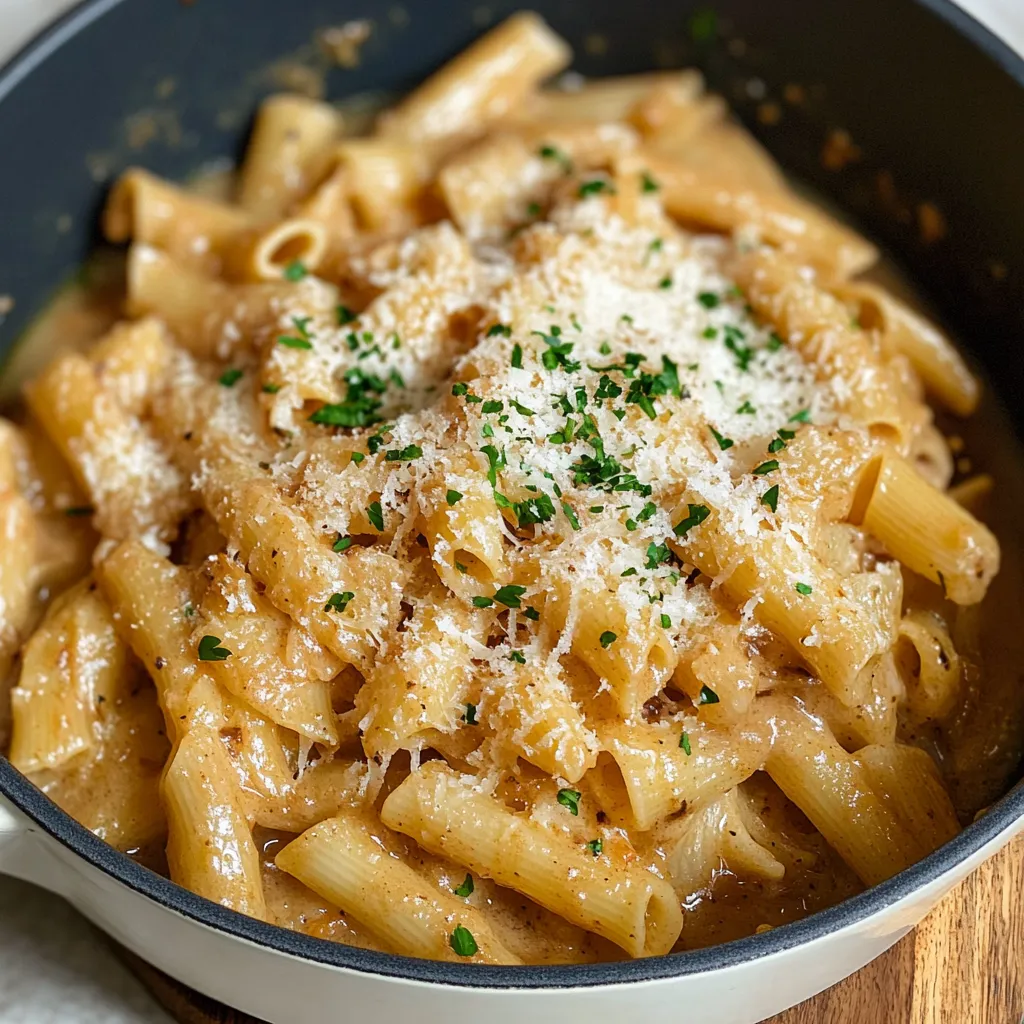 One Pot French Onion Pasta