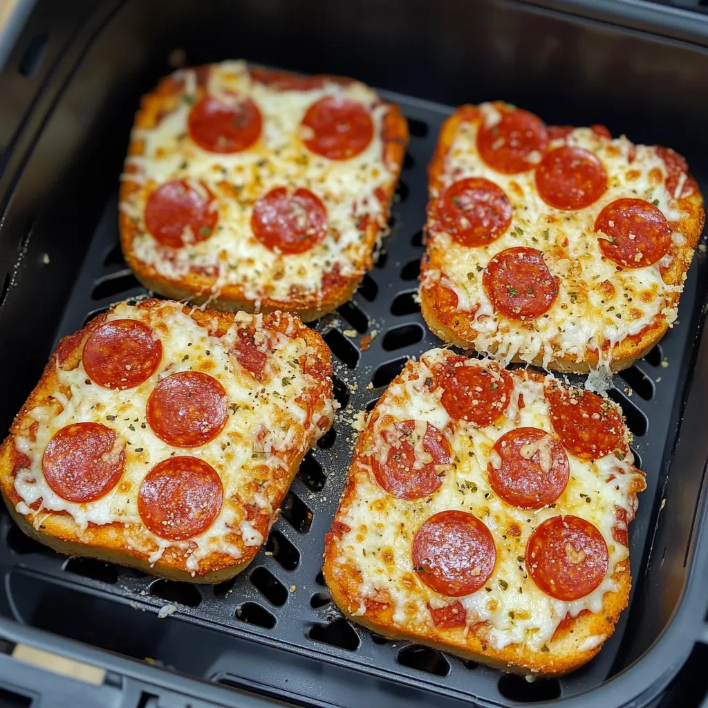 Texas Toast Pizza in the Air Fryer