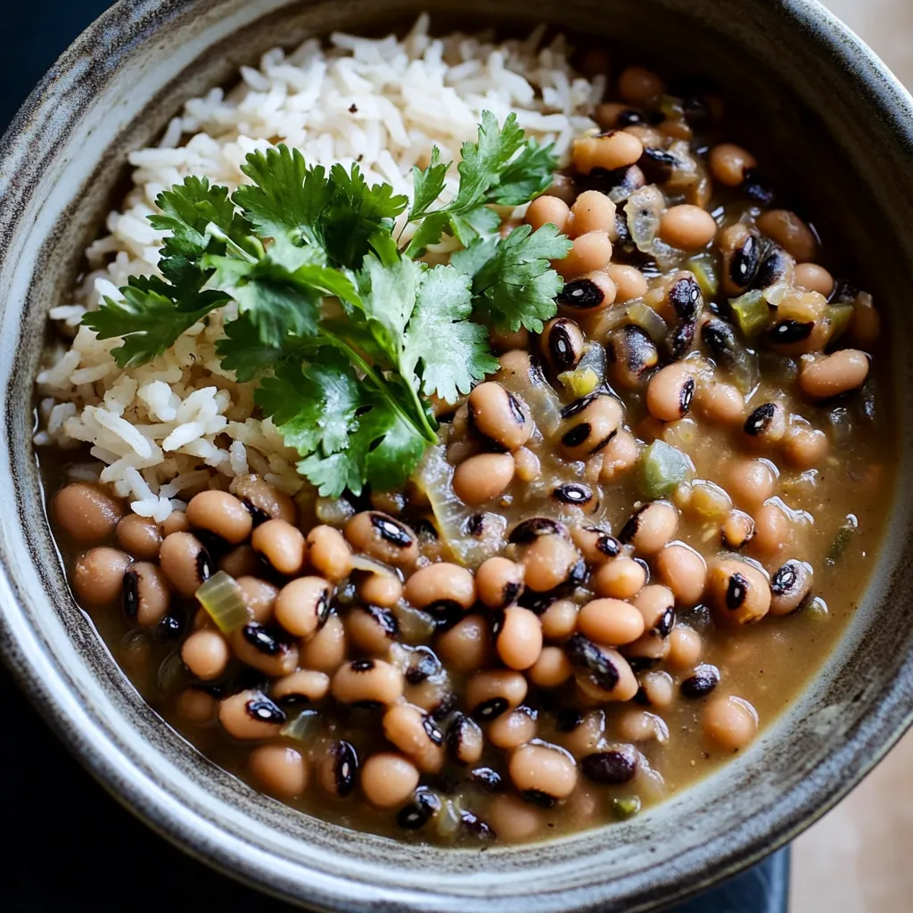 Authentic Vegan Black Eyed Peas