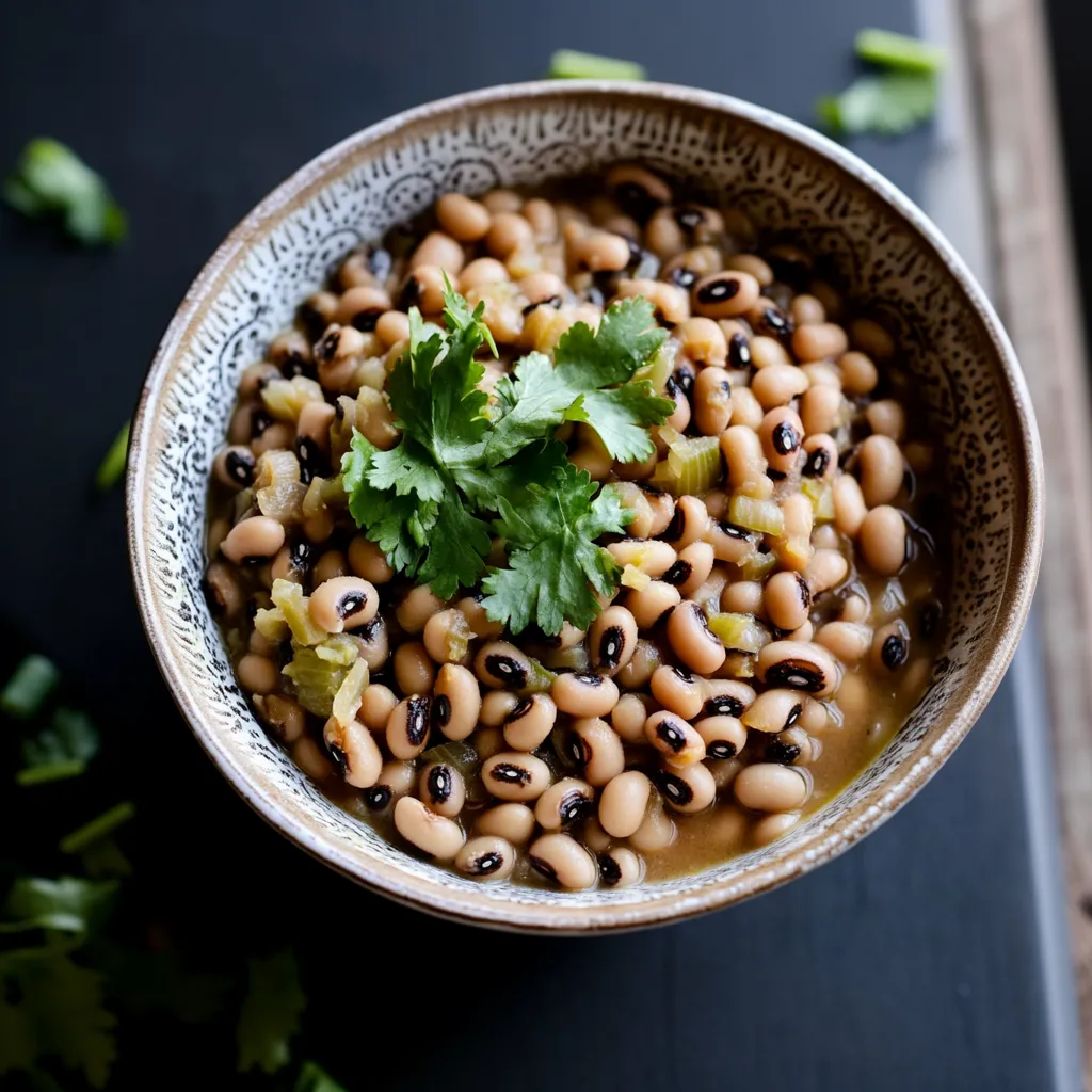 Authentic Vegan Black Eyed Peas