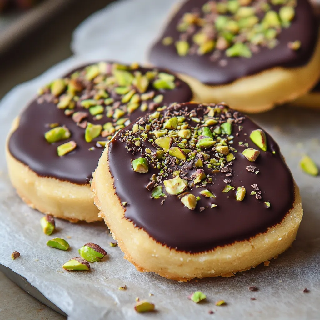 Pistachio Shortbread Cookies