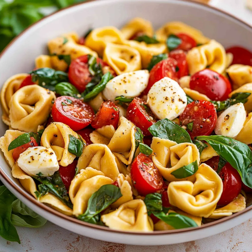 Tortellini Caprese Salad