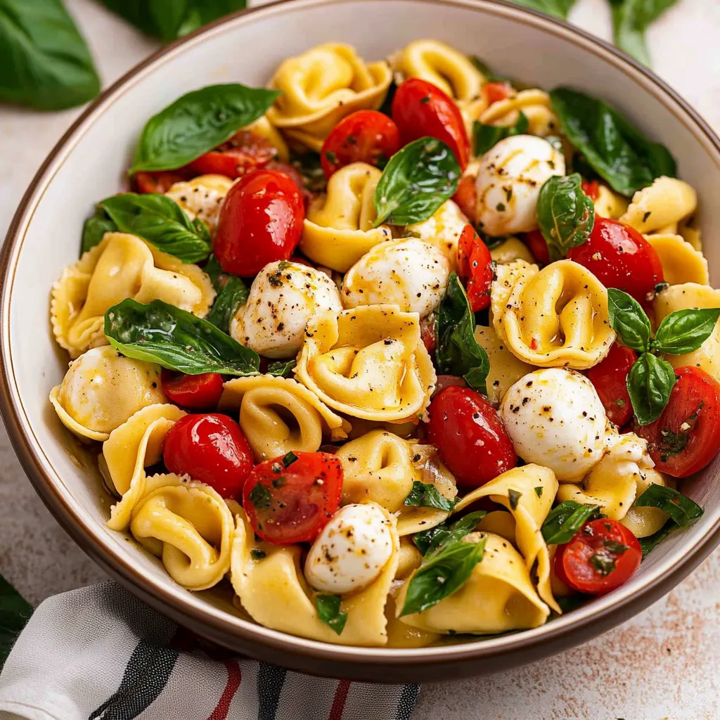 Tortellini Caprese Salad