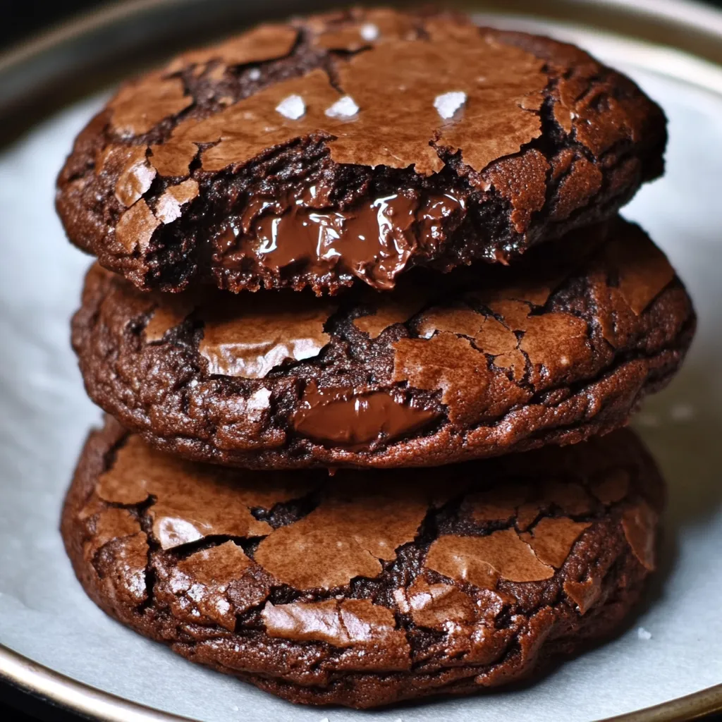 Fudgy Chocolate Brownie Cookies