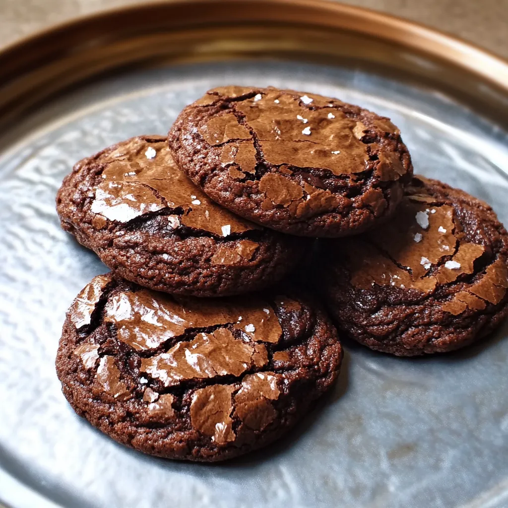 Fudgy Chocolate Brownie Cookies