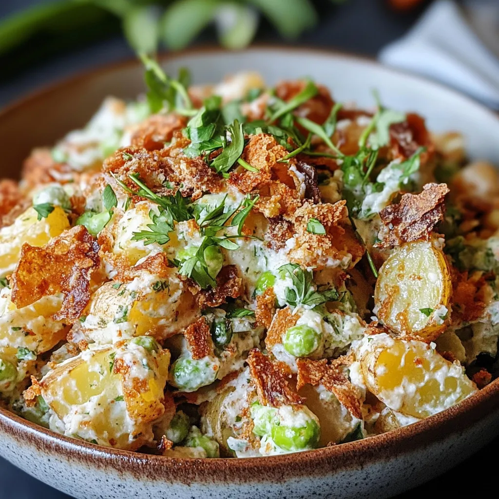 Crispy Smashed Potato Salad