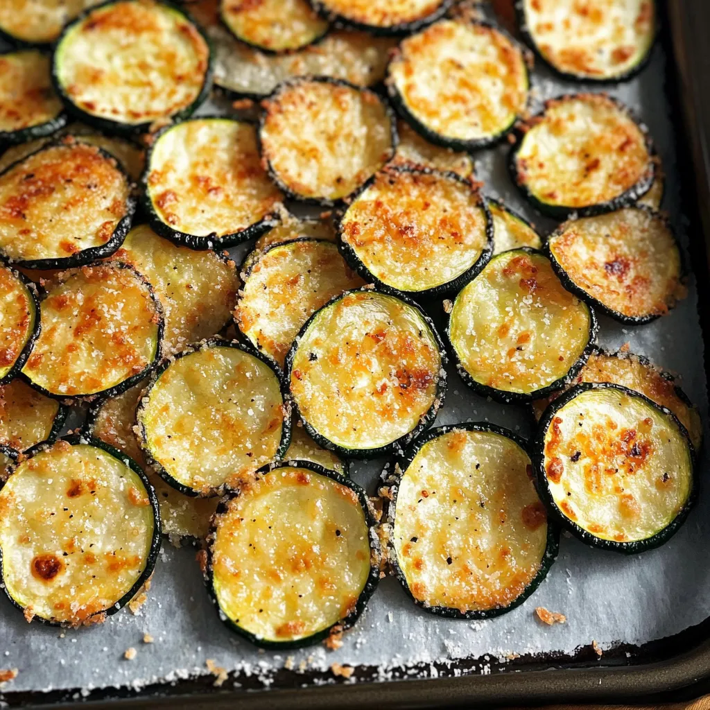 Crispy Baked Zucchini Chips