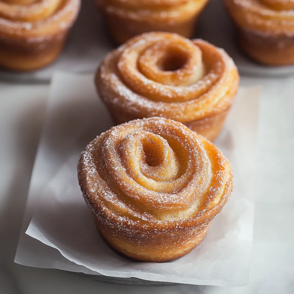 Churro Cruffins