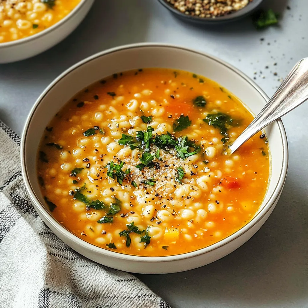 Italian Pastina Soup