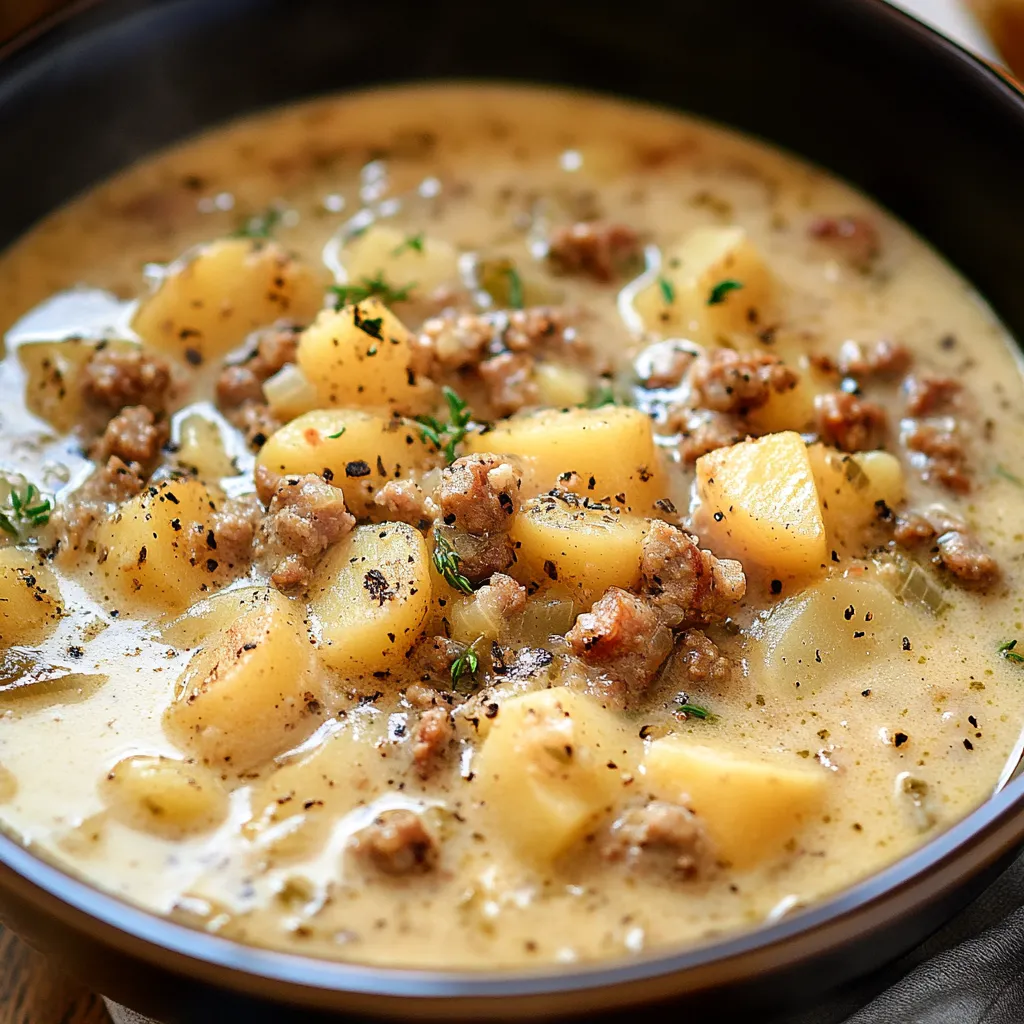 Potato and Sausage Chowder