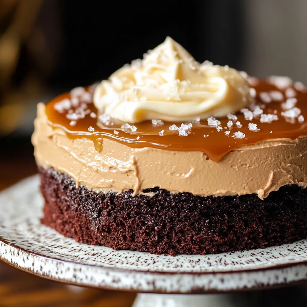 Caramel Mousse Cake