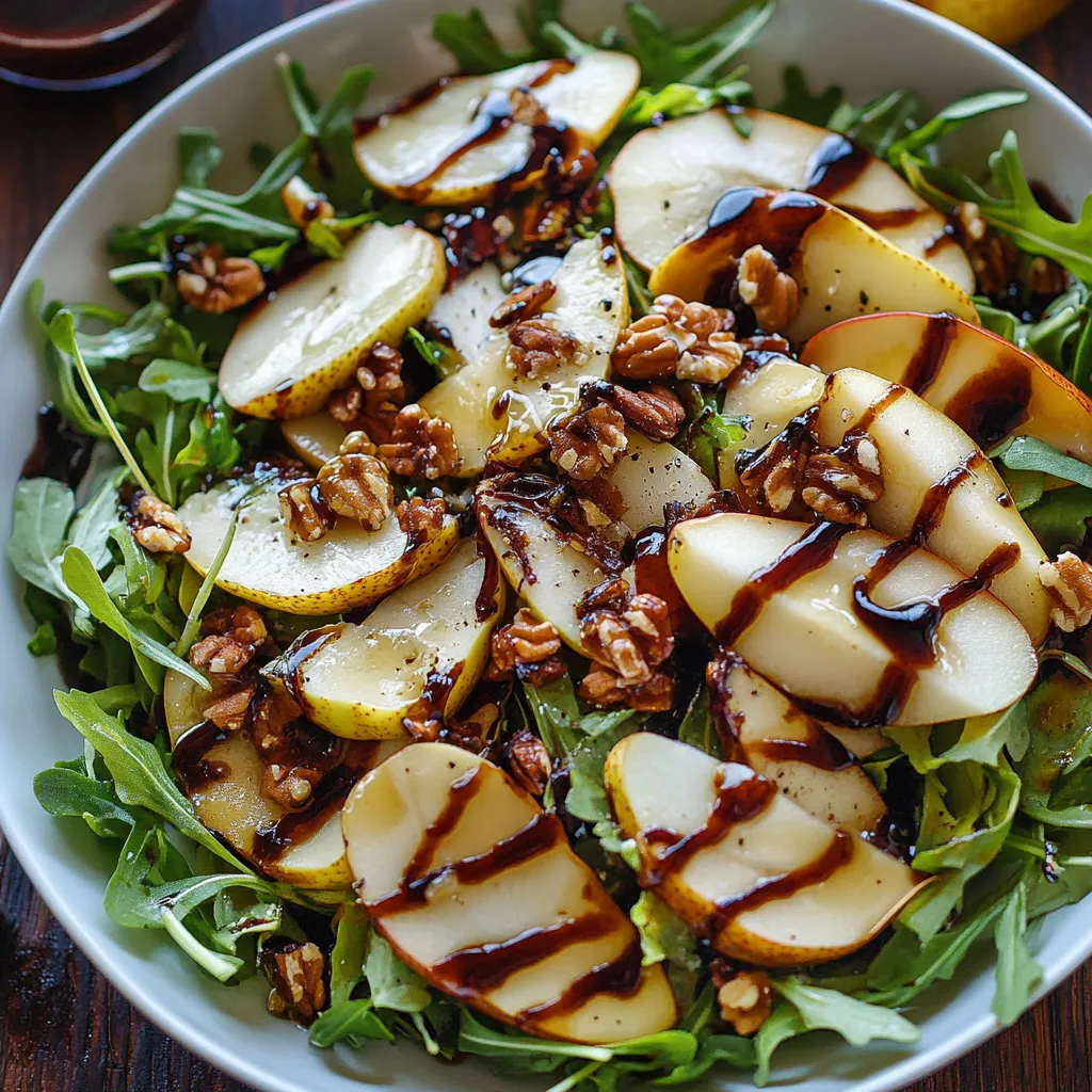 Pear Salad with Balsamic Vinaigrette