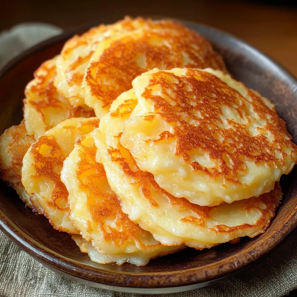 yummy Potato Cheese Pancakes (Korean Style)