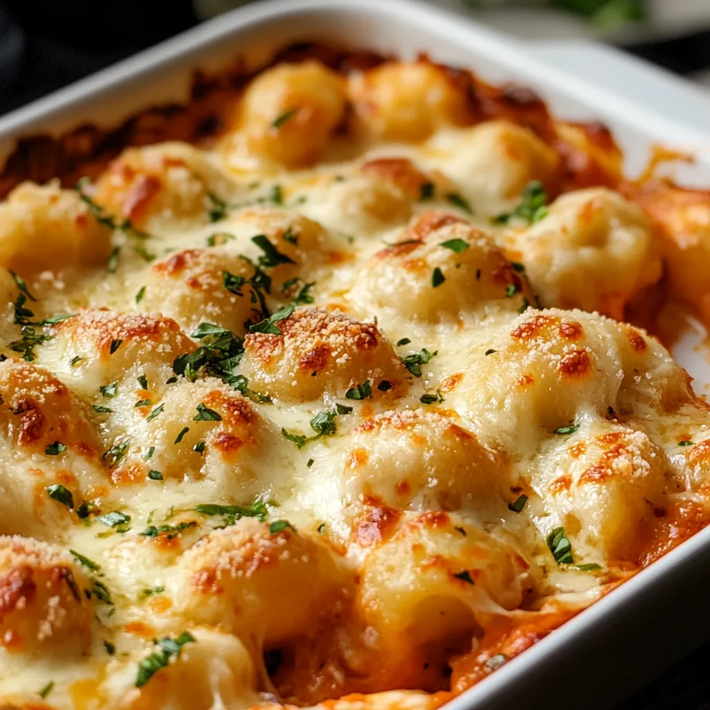 Cheesy Baked Gnocchi Casserole