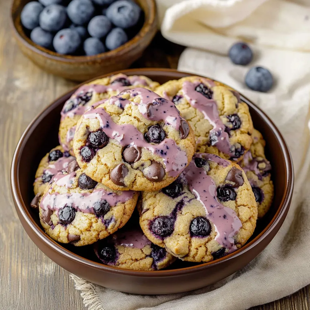 Blueberry Chocolate Chip Cookies