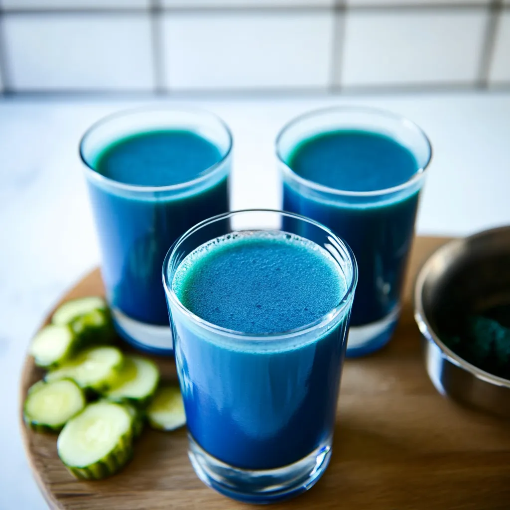 Amazing Blue Spirulina Green Juice Recipe