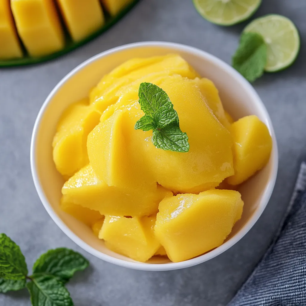 Mango Sorbet