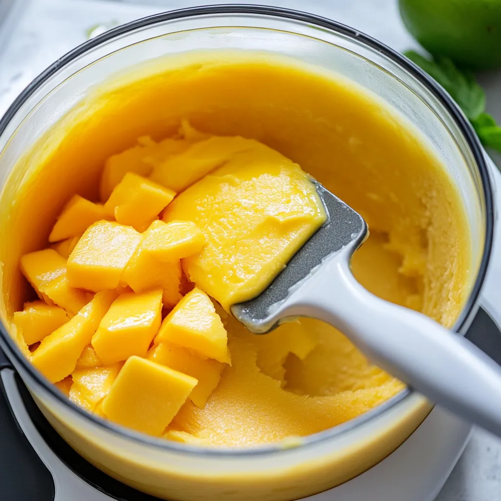 fresh Mango Sorbet