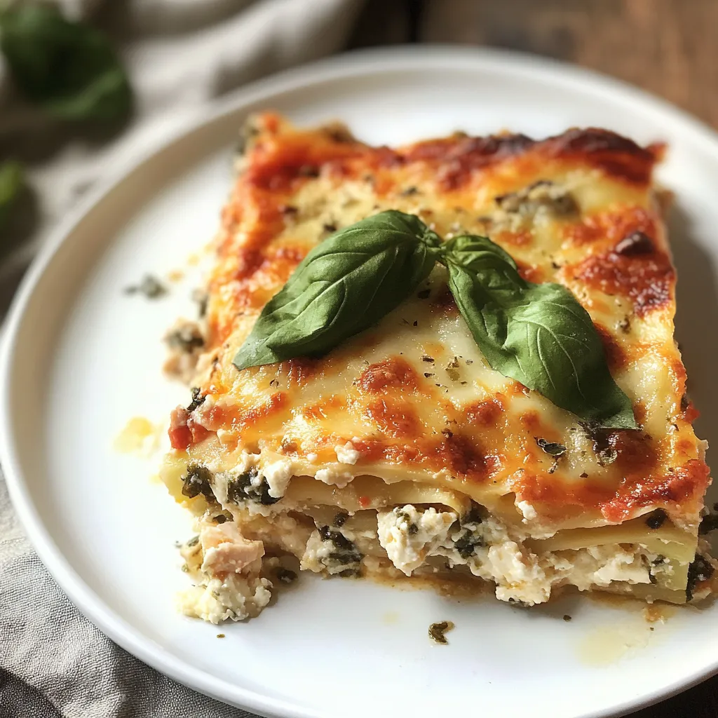 Cheesy Zucchini Lasagna with Turkey (and cottage cheese!)