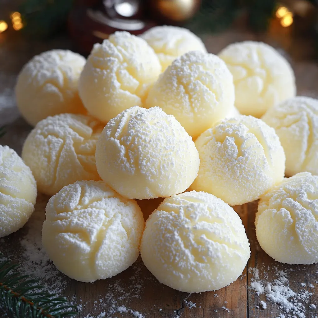 Sweetened Condensed Milk Snowballs