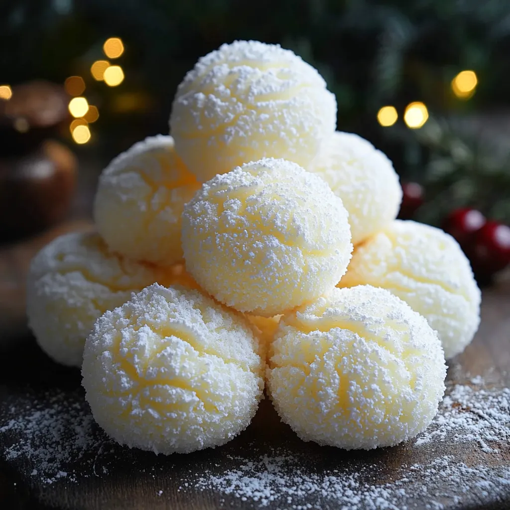 Elegant Sweetened Condensed Milk Snowballs Recipe