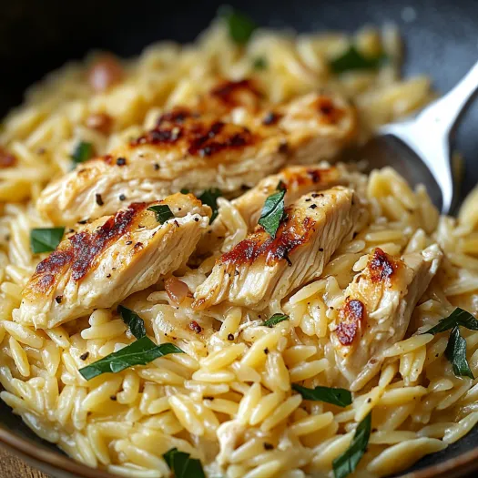 Easy Marry Me Chicken Orzo