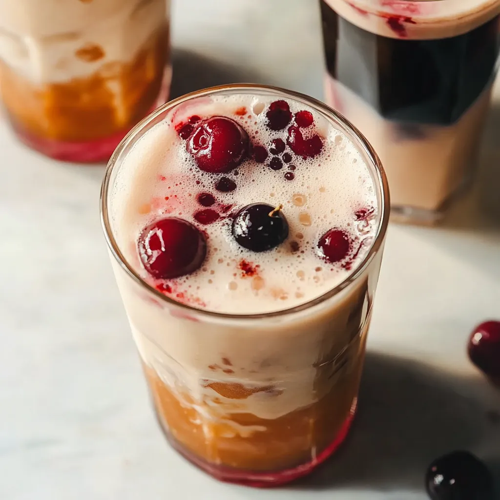 Cherry Vanilla Iced Latte