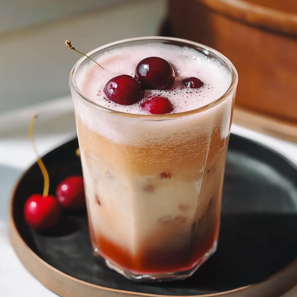 Easy Cherry Vanilla Iced Latte