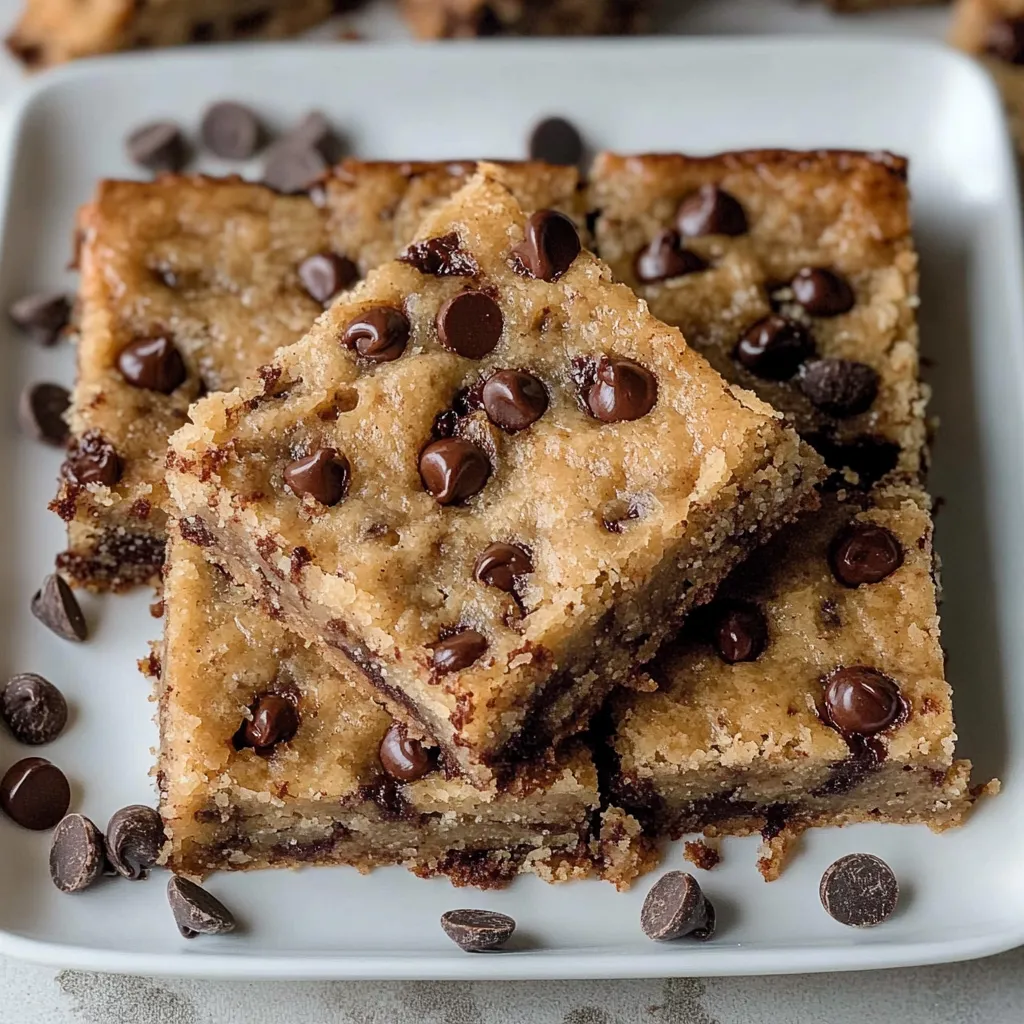 Easy Chocolate Chip Banana Bars Recipe