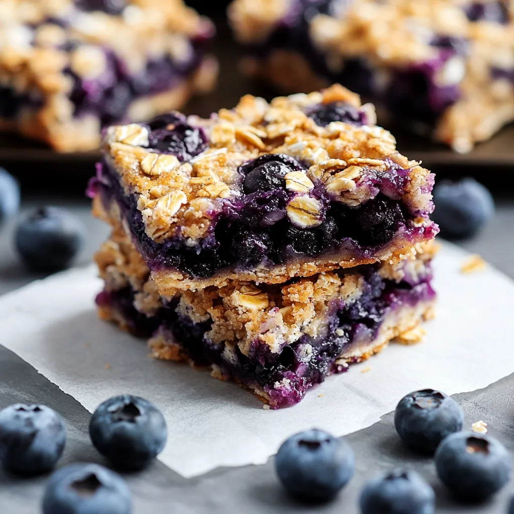 Blueberry Oatmeal Bars