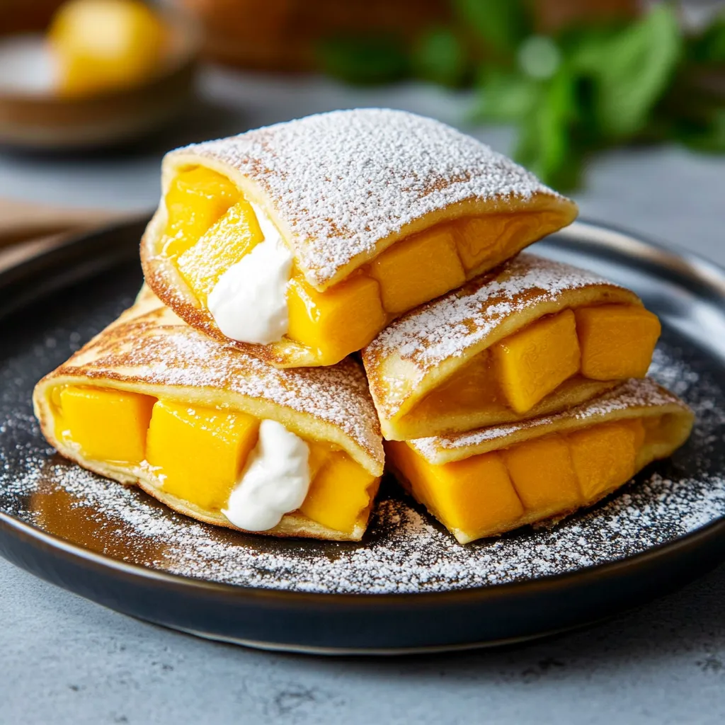 Easy Mango Pancakes