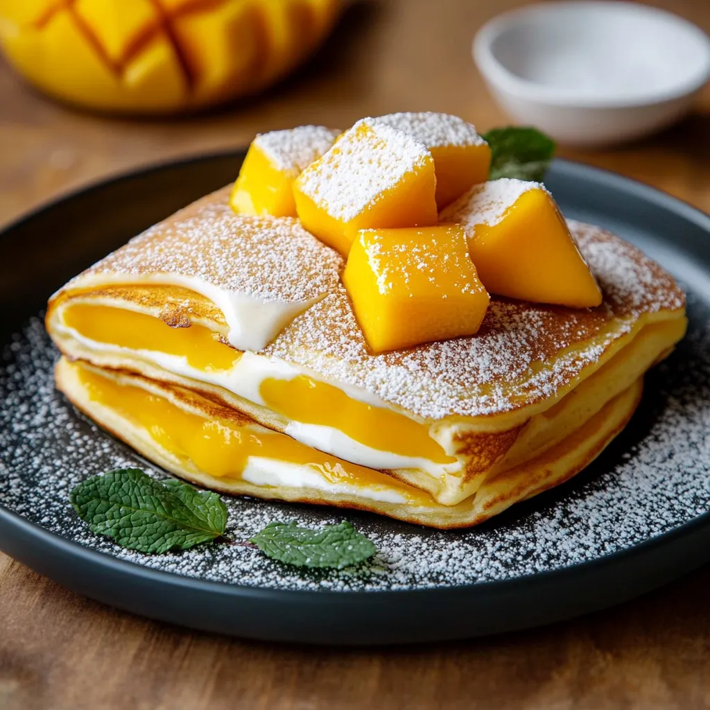 Delicious Mango Pancakes