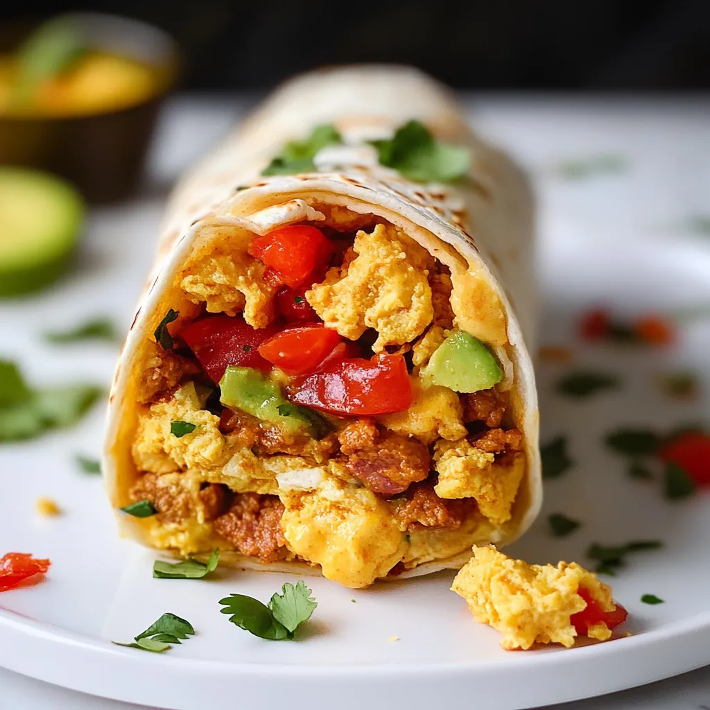 Yummy Breakfast Burrito