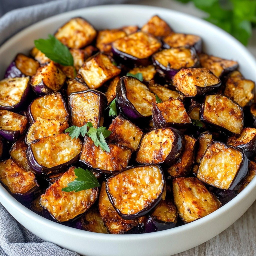 Easy Low-Calorie Air Fryer Eggplant