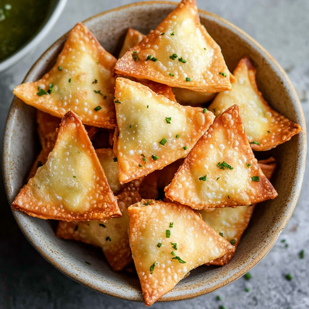 Air Fryer Cream Cheese Wontons