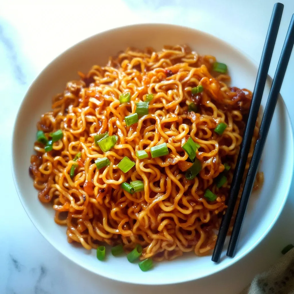 flavored spicy ramen noodles