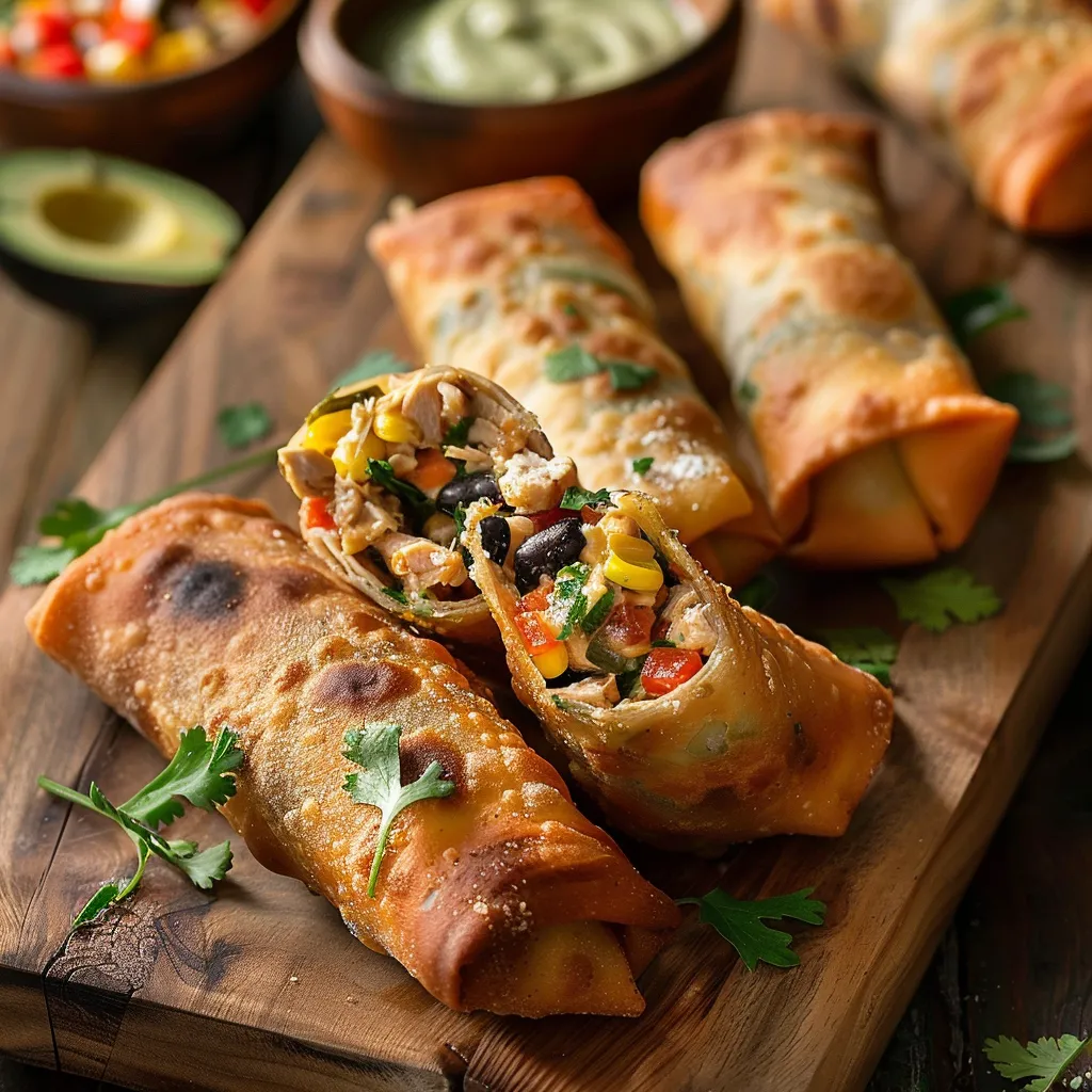 Southwest Eggrolls Appetizer