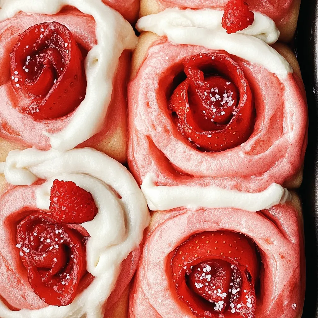 Vegan Strawberry Sweet Rolls Recipe