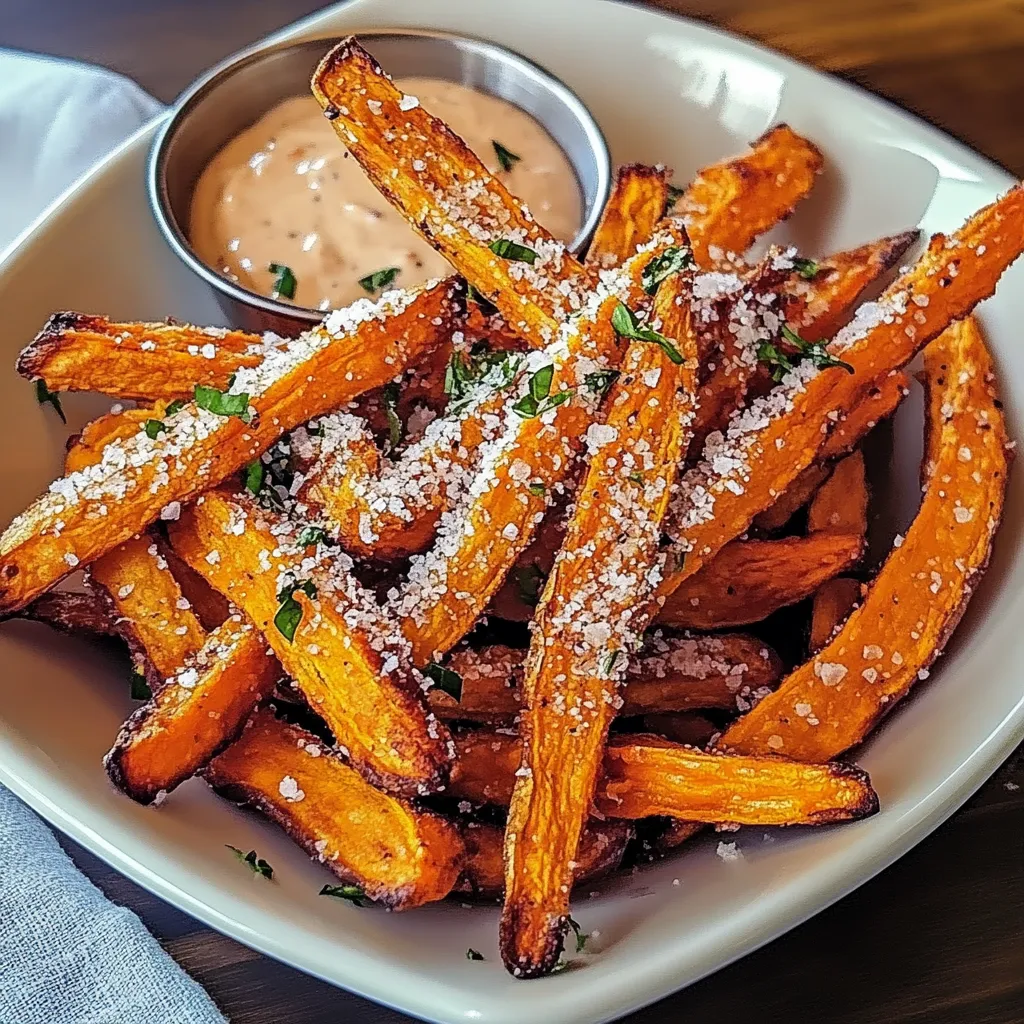 Yummy Crispy Oven Baked Sweet Potato Fries