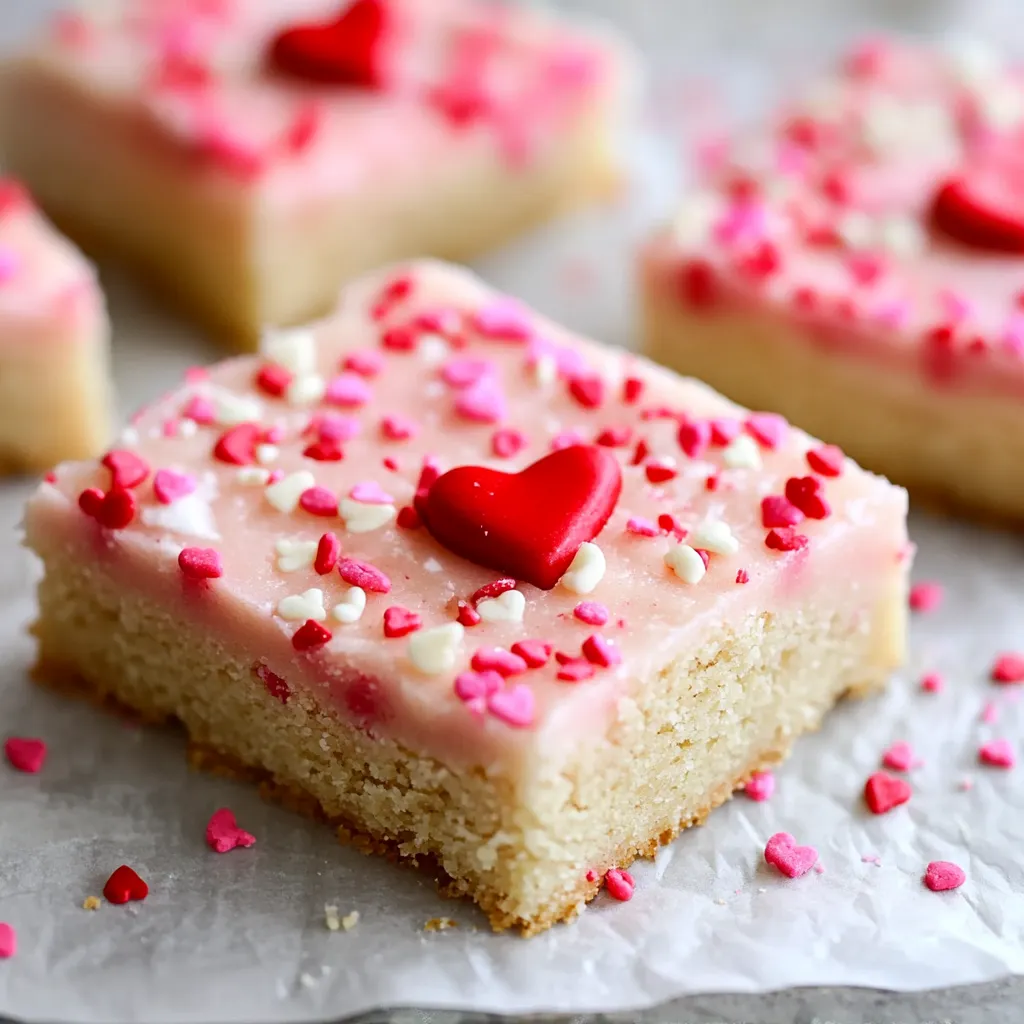 Valentine Sugar Cookie Bar Recipe