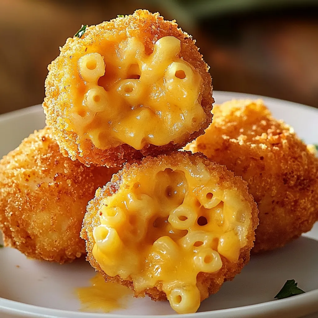 Delicious Fried Mac and Cheese Balls